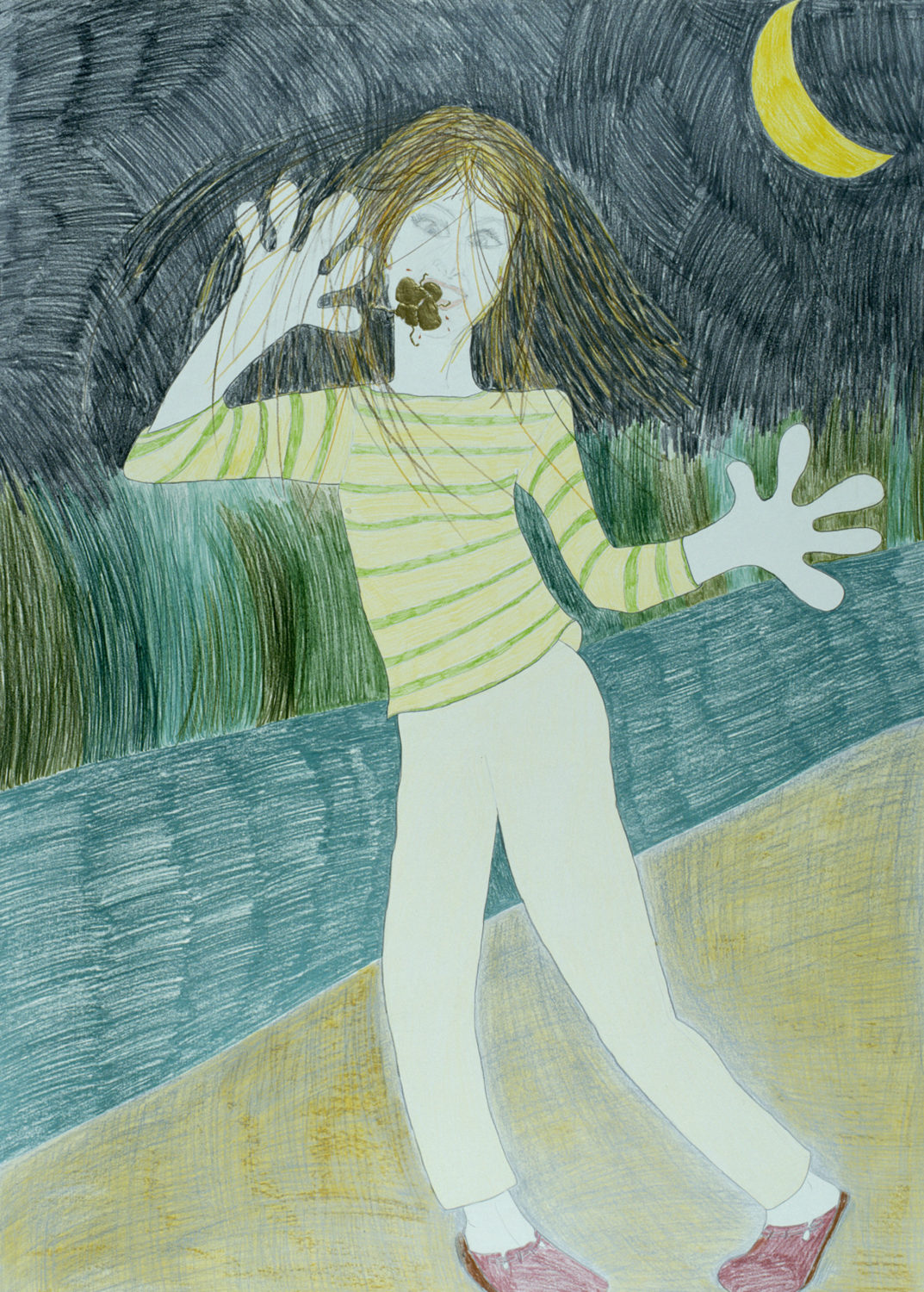 A buzzy witch kissed and bit me