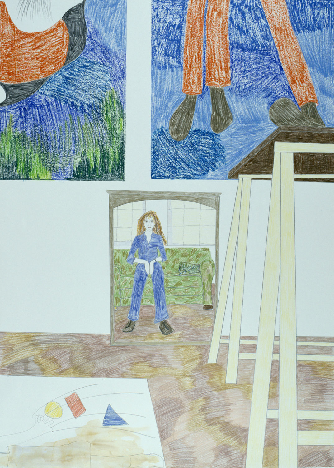 First sighting of the beautiful woman